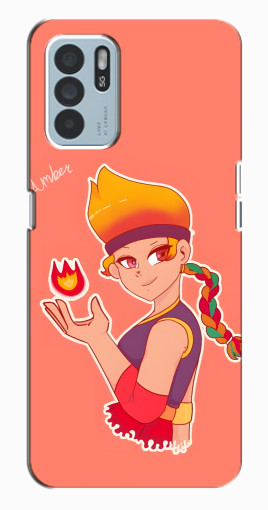 Чехол с принтом "Amber с огоньком" для Oppo Reno6 Z Чехол с принтом "Amber с огоньком" для Oppo Reno6 Z