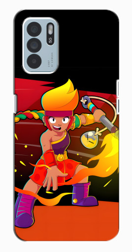 Чехол с картинкой "Амбер в дуэли" для Oppo Reno6 Z Чехол с картинкой "Амбер в дуэли" для Oppo Reno6 Z