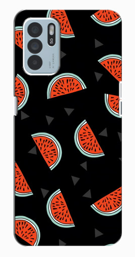 Чехол с картинкой "Арбузы на черном" для Oppo Reno6 Z Чехол с картинкой "Арбузы на черном" для Oppo Reno6 Z