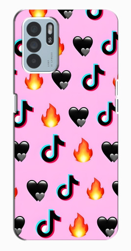 Чехол с принтом "Арт ТикТок" для Oppo Reno6 Z Чехол с принтом "Арт ТикТок" для Oppo Reno6 Z