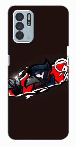 Чехол с печатью "Ассасин Ворон" для Oppo Reno6 Z Чехол с печатью "Ассасин Ворон" для Oppo Reno6 Z