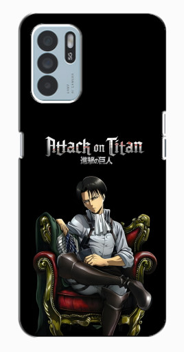 Чехол с картинкой "Атака на Титанов" для Oppo Reno6 Z