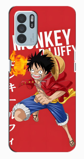 Чехол с принтом "Атакующий D Luffy" для Oppo Reno6 Z Чехол с принтом "Атакующий D Luffy" для Oppo Reno6 Z