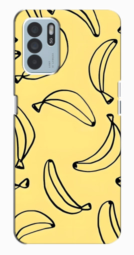 Силиконовый чехол с изображением "Бананчики" для Oppo Reno6 Z Силиконовый чехол с изображением "Бананчики" для Oppo Reno6 Z