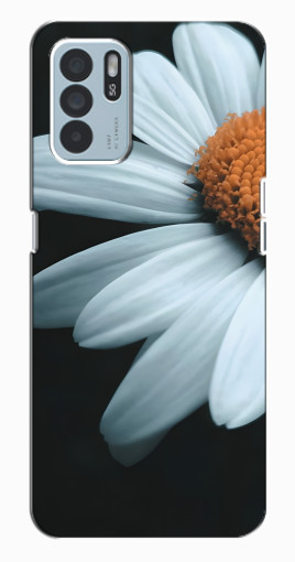 Чехол с печатью "Белая ромашка" для Oppo Reno6 Z Чехол с печатью "Белая ромашка" для Oppo Reno6 Z