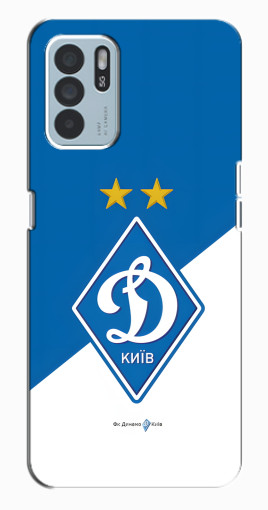 Чехол с принтом "Бело-синий Динамо" для Oppo Reno6 Z Чехол с принтом "Бело-синий Динамо" для Oppo Reno6 Z