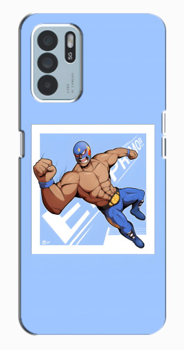 Чехол с картинкой "Боец El Primo" для Oppo Reno6 Z Чехол с картинкой "Боец El Primo" для Oppo Reno6 Z
