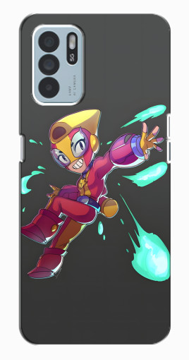 Силиконовый чехол с изображением "Боец MAX" для Oppo Reno6 Z Силиконовый чехол с изображением "Боец MAX" для Oppo Reno6 Z