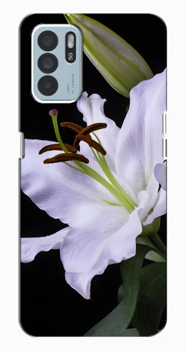 Чехол с принтом "Большая лилия" для Oppo Reno6 Z Чехол с принтом "Большая лилия" для Oppo Reno6 Z
