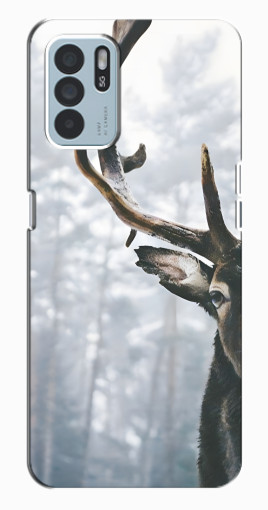Силиконовый чехол с изображением "Большой олень" для Oppo Reno6 Z Силиконовый чехол с изображением "Большой олень" для Oppo Reno6 Z