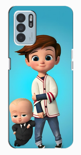 Чехол с картинкой "Boss and Boy" для Oppo Reno6 Z Чехол с картинкой "Boss and Boy" для Oppo Reno6 Z