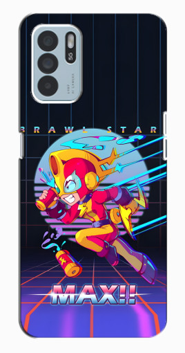 Чехол с печатью "Brawl MAX" для Oppo Reno6 Z Чехол с печатью "Brawl MAX" для Oppo Reno6 Z
