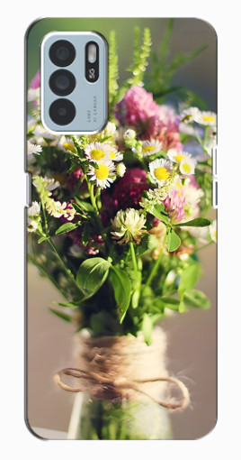 Силиконовый чехол с изображением "Букет полевых цветов" для Oppo Reno6 Z Силиконовый чехол с изображением "Букет полевых цветов" для Oppo Reno6 Z