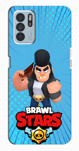 Чехол с печатью "Булл из Бравл Старс" для Oppo Reno6 Z Чехол с печатью "Булл из Бравл Старс" для Oppo Reno6 Z