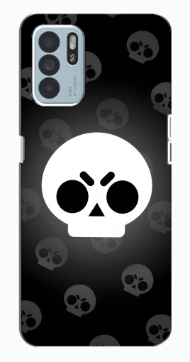 Чехол с печатью "Череп" для Oppo Reno6 Z Чехол с печатью "Череп" для Oppo Reno6 Z