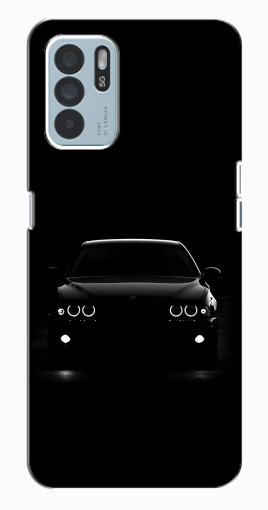 Силиконовый чехол с изображением "Черный бумер" для Oppo Reno6 Z Силиконовый чехол с изображением "Черный бумер" для Oppo Reno6 Z