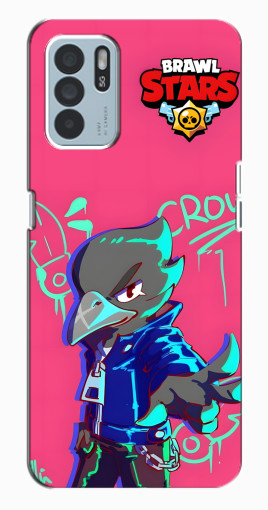 Чехол с картинкой "Crow Asassin" для Oppo Reno6 Z Чехол с картинкой "Crow Asassin" для Oppo Reno6 Z