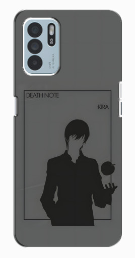 Силиконовый чехол с изображением "Death Note Кира" для Oppo Reno6 Z Силиконовый чехол с изображением "Death Note Кира" для Oppo Reno6 Z