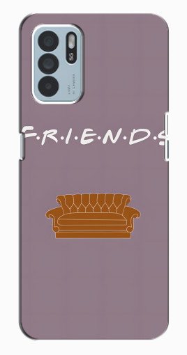 Чехол с принтом "Диван Друзья" для Oppo Reno6 Z Чехол с принтом "Диван Друзья" для Oppo Reno6 Z