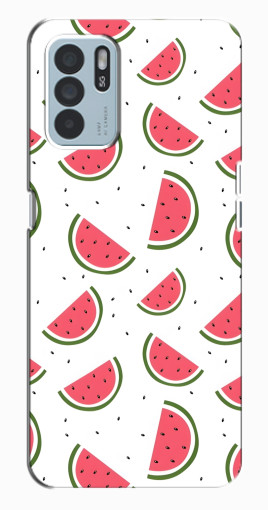 Чехол с печатью "Дольки арбуза" для Oppo Reno6 Z Чехол с печатью "Дольки арбуза" для Oppo Reno6 Z