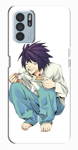 Чехол с печатью "Эл кушает" для Oppo Reno6 Z