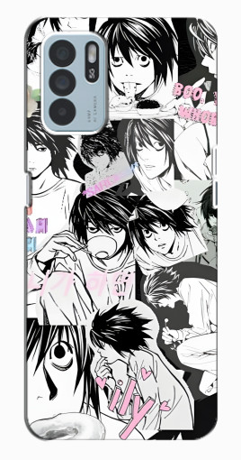 Силиконовый чехол с изображением "Эл Лоулайт стикеры" для Oppo Reno6 Z Силиконовый чехол с изображением "Эл Лоулайт стикеры" для Oppo Reno6 Z