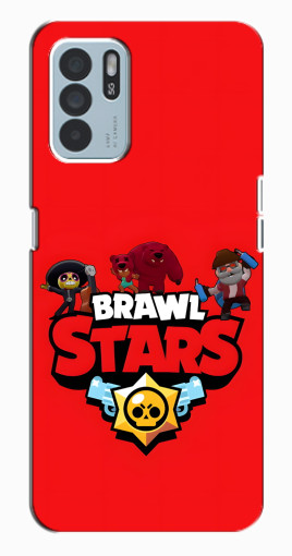 Силиконовый чехол с изображением "Эмблема Бравл Страс" для Oppo Reno6 Z Силиконовый чехол с изображением "Эмблема Бравл Страс" для Oppo Reno6 Z