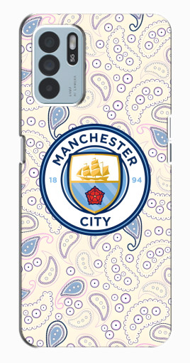 Силиконовый чехол с изображением "Эмблема Ман Сити" для Oppo Reno6 Z Силиконовый чехол с изображением "Эмблема Ман Сити" для Oppo Reno6 Z