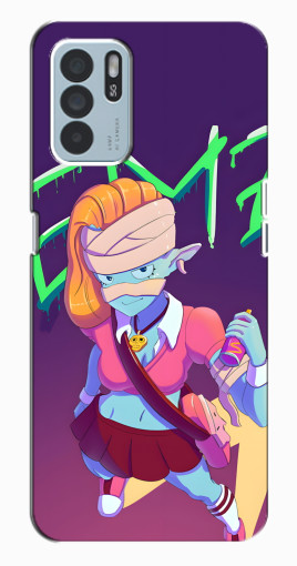 Чехол с картинкой "EMZ модная" для Oppo Reno6 Z