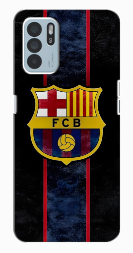 Силиконовый чехол с изображением "FCB" для Oppo Reno6 Z Силиконовый чехол с изображением "FCB" для Oppo Reno6 Z