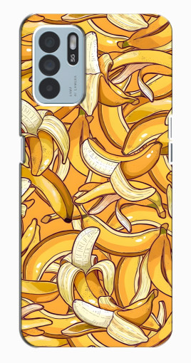 Чехол с принтом "Фон бананов" для Oppo Reno6 Z Чехол с принтом "Фон бананов" для Oppo Reno6 Z