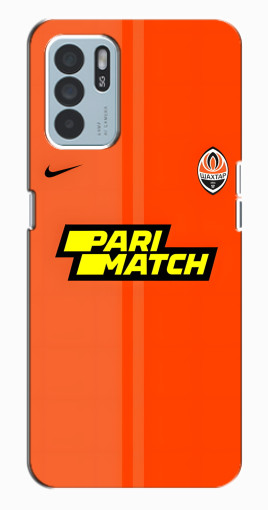 Чехол с принтом "Форма ФК Шахтер" для Oppo Reno6 Z Чехол с принтом "Форма ФК Шахтер" для Oppo Reno6 Z