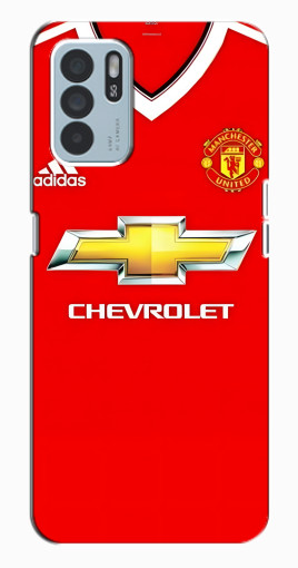 Чехол с картинкой "Форма Манчестера Юнайтед" для Oppo Reno6 Z Чехол с картинкой "Форма Манчестера Юнайтед" для Oppo Reno6 Z