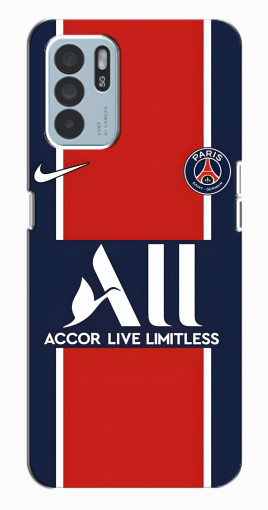 Чехол с печатью "Форма ПСЖ" для Oppo Reno6 Z Чехол с печатью "Форма ПСЖ" для Oppo Reno6 Z