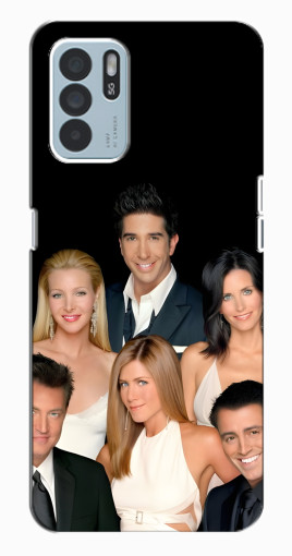 Чехол с печатью "Фото Друзья" для Oppo Reno6 Z Чехол с печатью "Фото Друзья" для Oppo Reno6 Z