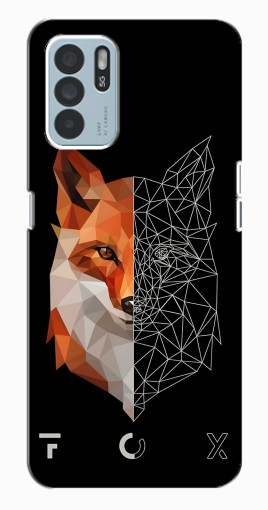 Чехол с принтом "Fox" для Oppo Reno6 Z Чехол с принтом "Fox" для Oppo Reno6 Z
