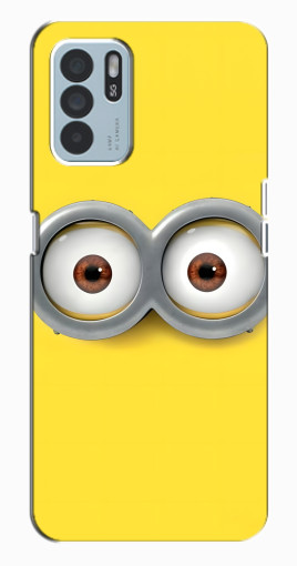Чехол с печатью "Глаза Боба миньона" для Oppo Reno6 Z Чехол с печатью "Глаза Боба миньона" для Oppo Reno6 Z