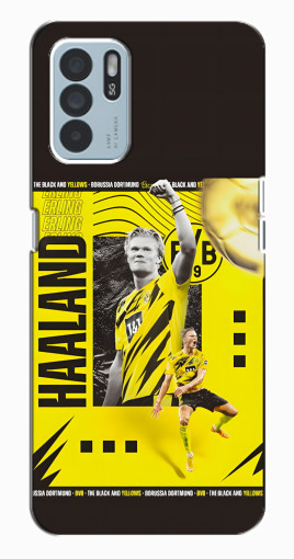 Чехол с картинкой "Golden Haaland" для Oppo Reno6 Z Чехол с картинкой "Golden Haaland" для Oppo Reno6 Z