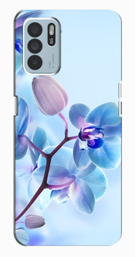 Чехол с принтом "Голубые орхидеи" для Oppo Reno6 Z Чехол с принтом "Голубые орхидеи" для Oppo Reno6 Z