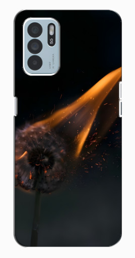 Чехол с картинкой "Горящий одуванчик" для Oppo Reno6 Z Чехол с картинкой "Горящий одуванчик" для Oppo Reno6 Z