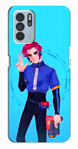 Чехол с печатью "Гвардеец Кольт" для Oppo Reno6 Z Чехол с печатью "Гвардеец Кольт" для Oppo Reno6 Z