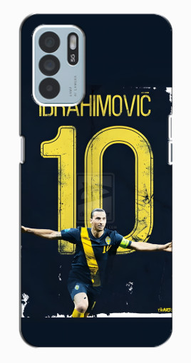 Чехол с печатью "Ибрагимович 10" для Oppo Reno6 Z Чехол с печатью "Ибрагимович 10" для Oppo Reno6 Z