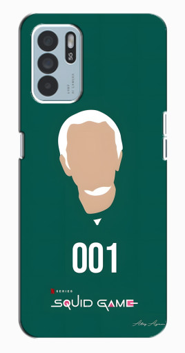 Чехол с печатью "Игрок 001" для Oppo Reno6 Z Чехол с печатью "Игрок 001" для Oppo Reno6 Z