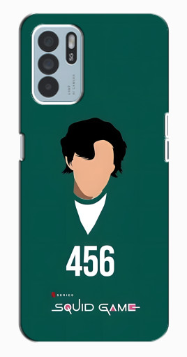 Силиконовый чехол с изображением "Игрок 456" для Oppo Reno6 Z Силиконовый чехол с изображением "Игрок 456" для Oppo Reno6 Z