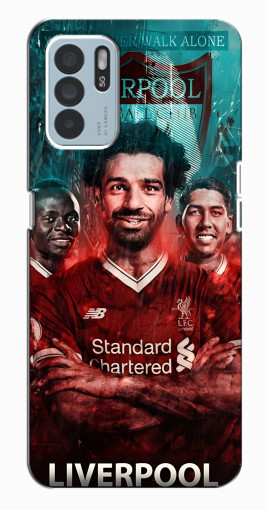 Чехол с принтом "Игроки Ливерпуля" для Oppo Reno6 Z Чехол с принтом "Игроки Ливерпуля" для Oppo Reno6 Z