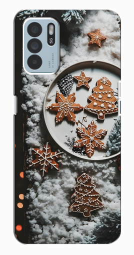 Чехол с принтом "Имбирные пряники" для Oppo Reno6 Z Чехол с принтом "Имбирные пряники" для Oppo Reno6 Z