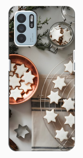 Чехол с картинкой "Имбирные звездочки" для Oppo Reno6 Z Чехол с картинкой "Имбирные звездочки" для Oppo Reno6 Z