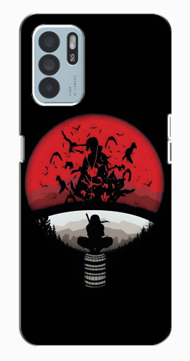 Чехол с принтом "Итачи на черном" для Oppo Reno6 Z Чехол с принтом "Итачи на черном" для Oppo Reno6 Z