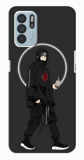 Чехол с принтом "Итачи с напитком" для Oppo Reno6 Z Чехол с принтом "Итачи с напитком" для Oppo Reno6 Z