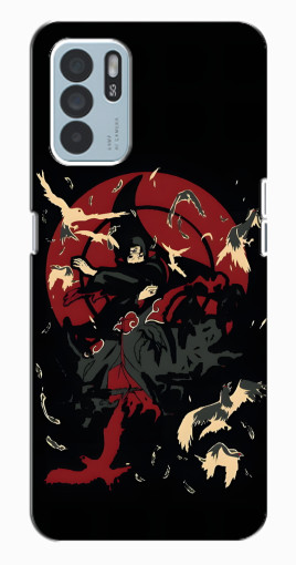 Силиконовый чехол с изображением "Итачи с воронами" для Oppo Reno6 Z Силиконовый чехол с изображением "Итачи с воронами" для Oppo Reno6 Z